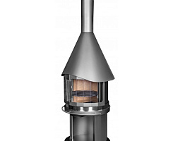 Камин для гриля Glass DN 600